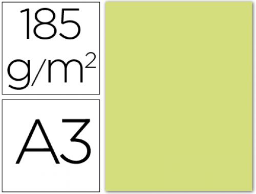Cartolina guarro din a3 verde ma 185 gr pack de 50 folhas , Guarro , 54783 , 3148954223025
